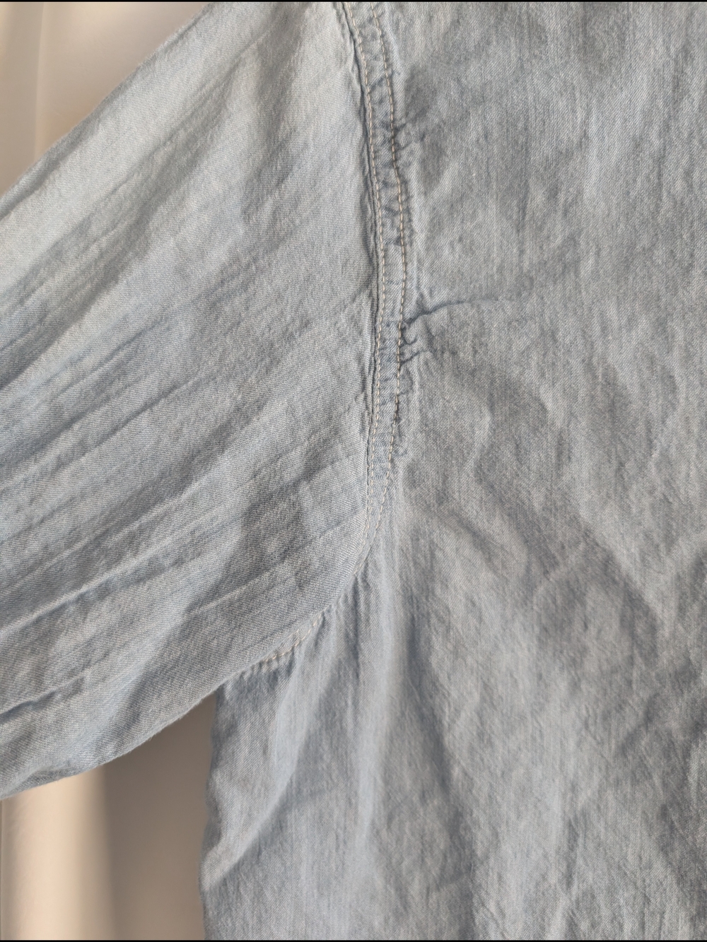 Ralph Lauren Denim & Supply Light Blue Boyfriends Cotton Button-Up Shirt - XL - Picture 4 of 12